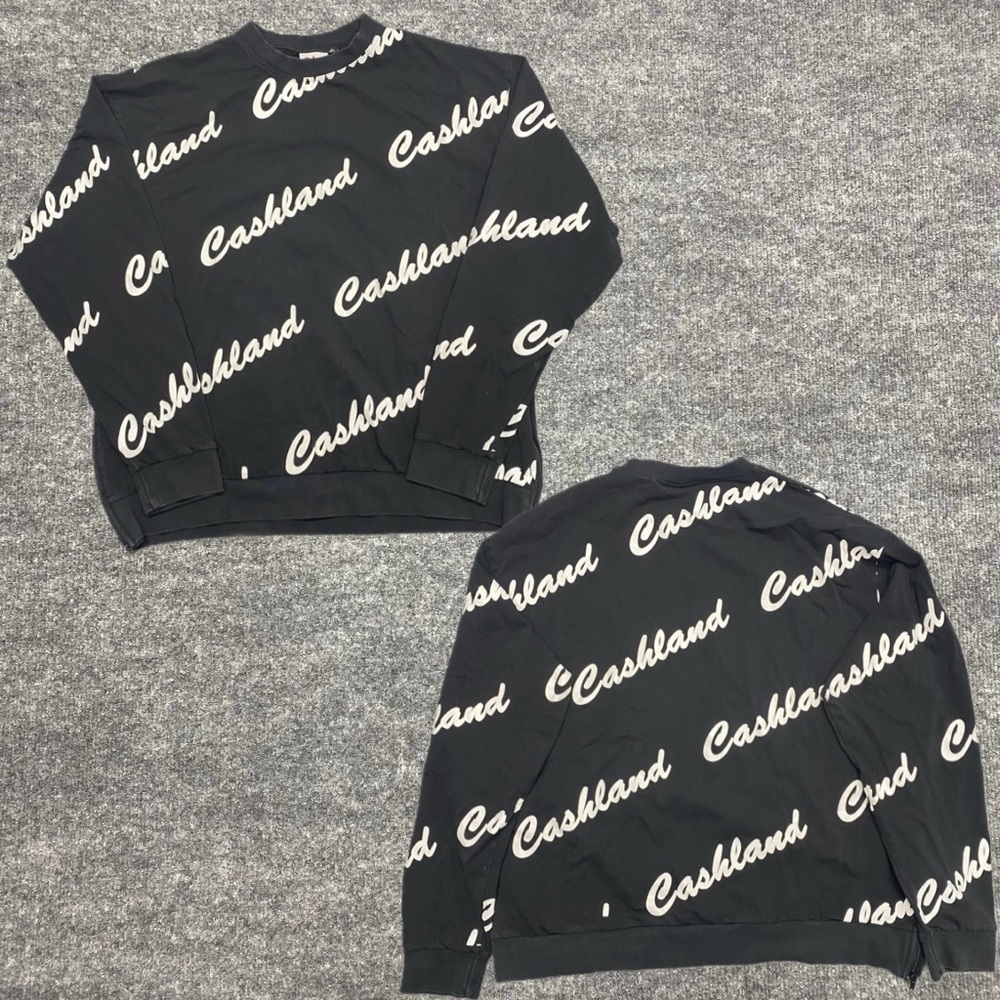 Cash Land Black and White Sweater Size XXL
